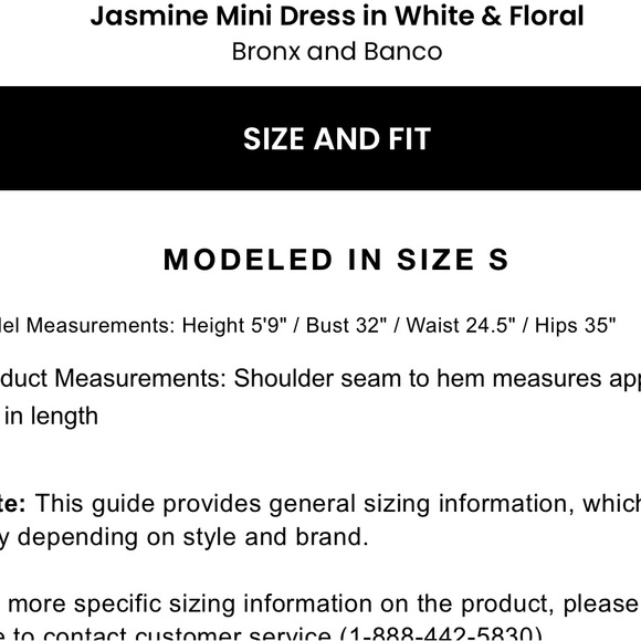 Bronx and Banco Jasmine mini dress in white and floral - Picture 5 of 5